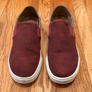 Olukai- Pehuea in Burgundy- Womens 8.5- Comfortable Everdyday Shoes to Slip On